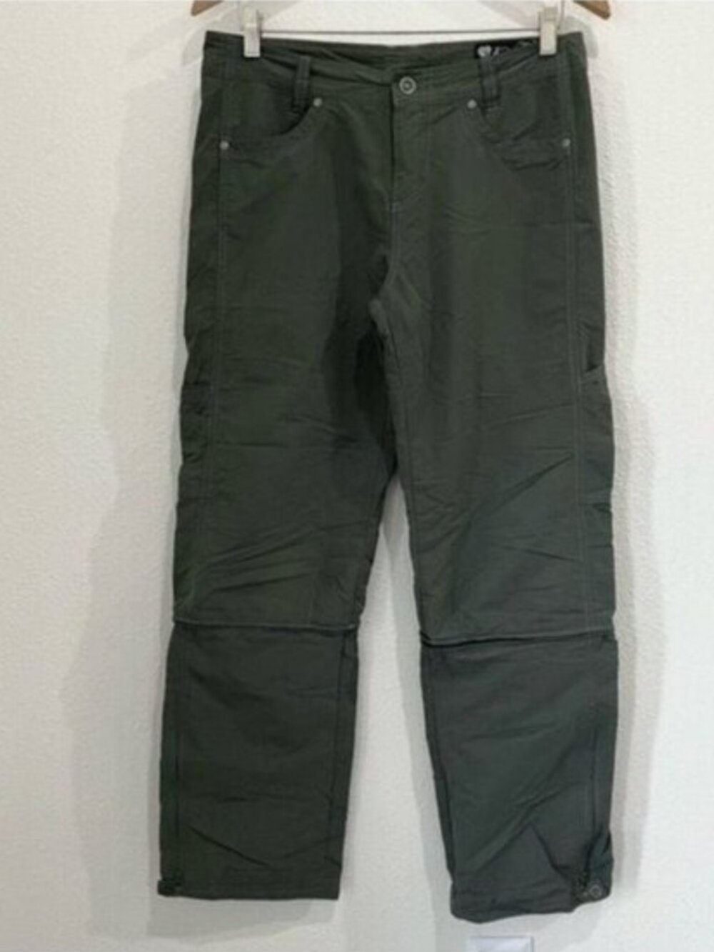 Kuhl Athletic Straight Leg Pants Convertible Hiking Outdoor Fast Dry